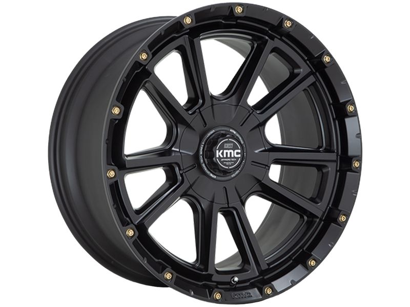 Sync Wheel Power KMC Matte Black KM100 Sync Wheel KM10079067712N | Havoc Offroad