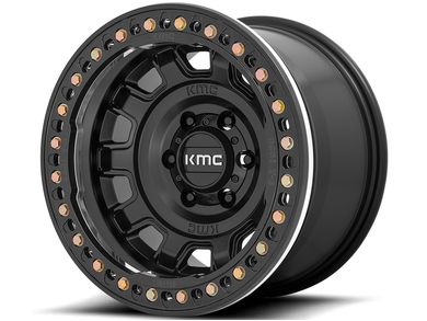 KMC Matte Black KM236 Tank Beadlock Wheel KM23679050738N