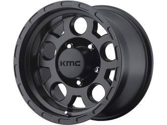 KMC Matte Black KM522 Enduro Wheels