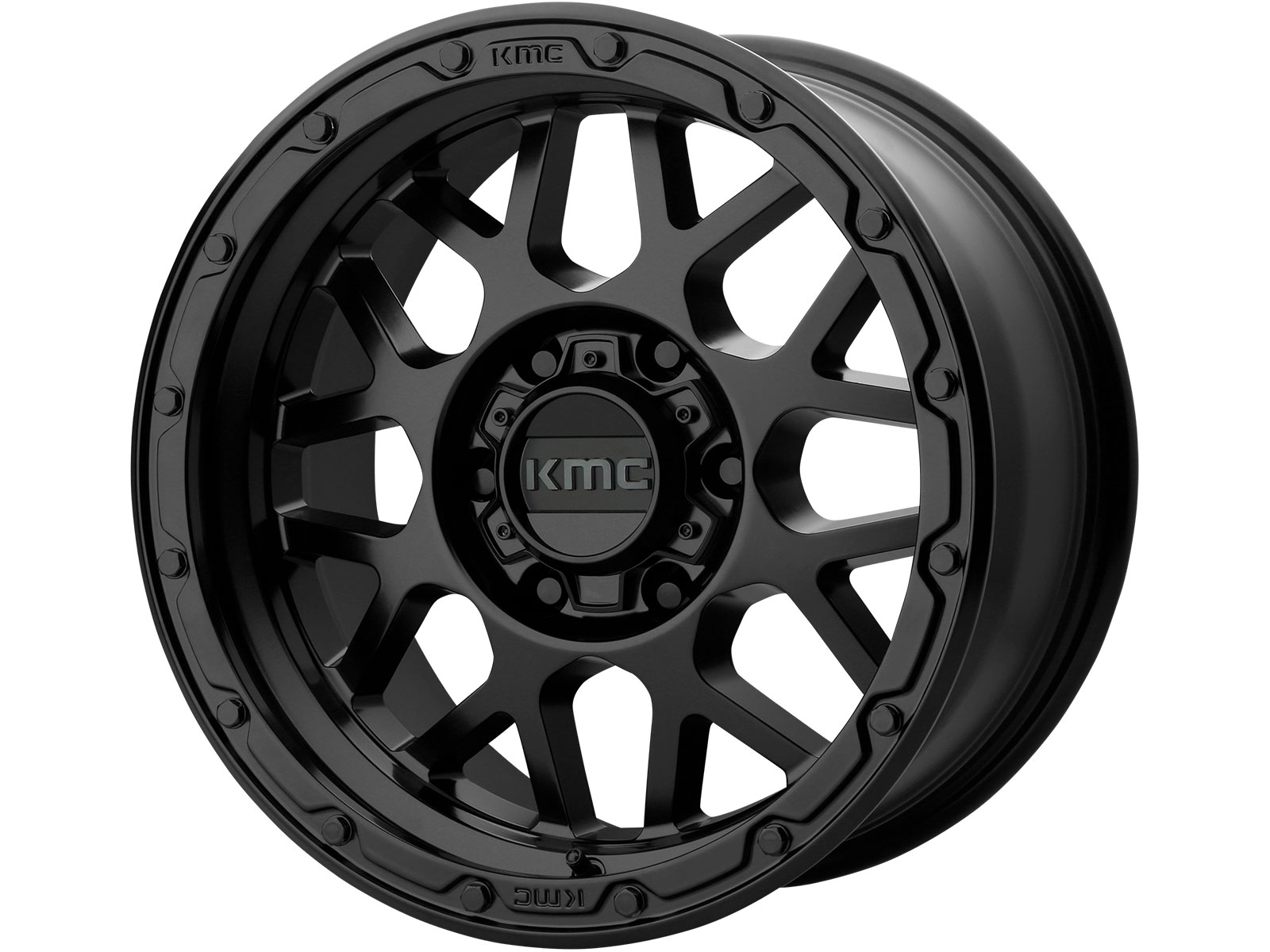 KMC Matte Black KM535 Grenade Off-Road Wheels | Havoc Offroad