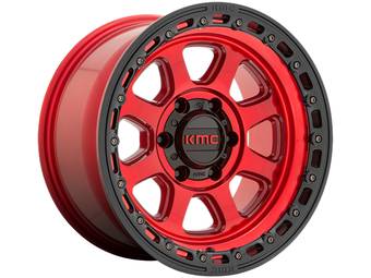 KMC Red KM548 Chase Wheel