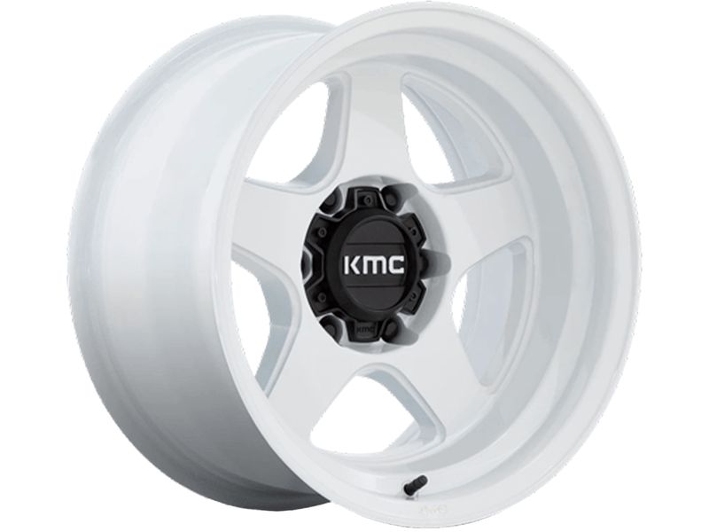 KMC White KM728 Lobo Wheels | Havoc Offroad