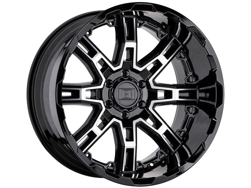 Level 8 Machined Gloss Black Slingshot Wheels | Havoc Offroad