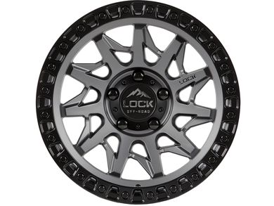 Lock Off-Road Grey Lunatic Wheel LUNATIC-7969MGMBR | Havoc Offroad