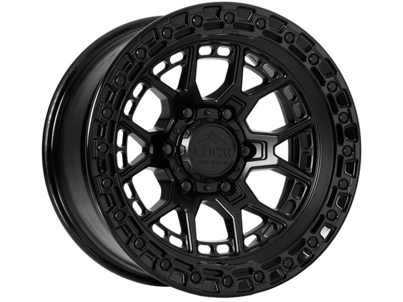 Lock Off-Road Matte & Gloss Black Commando Wheel COMMANDO-2957GB ...