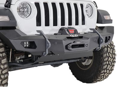 LoD Offroad Black Ops Full-Width Front Winch Bumper - Bare JFB1880