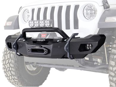 LoD Offroad Black Ops Shorty Bull Bar Front Winch Bumper - Bare