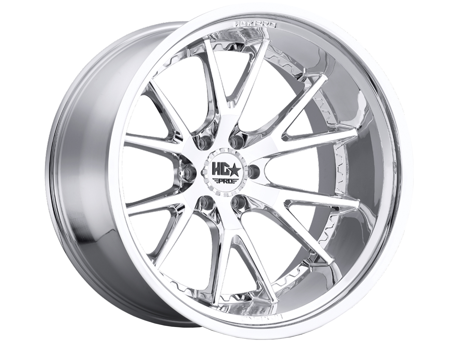 Luxxx HD Chrome Pro 1 Wheel LHDPRO122126135-44E-C | Havoc Offroad
