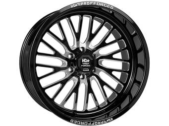 Luxxx HD Forged Milled Gloss Black Pro 7 Sentry Wheel