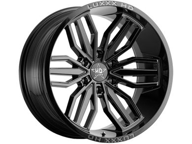Luxxx HD Gloss Black LHD21 Wheels | Havoc Offroad