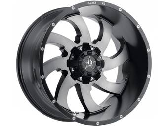 Luxxx HD Grey & Black LHD12 Wheel