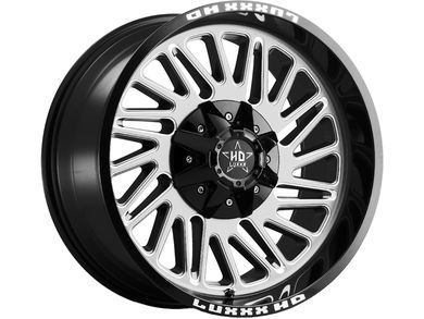 Luxxx HD Machined Gloss Black LHD19 Wheel LHD1920105127139-18D-A2