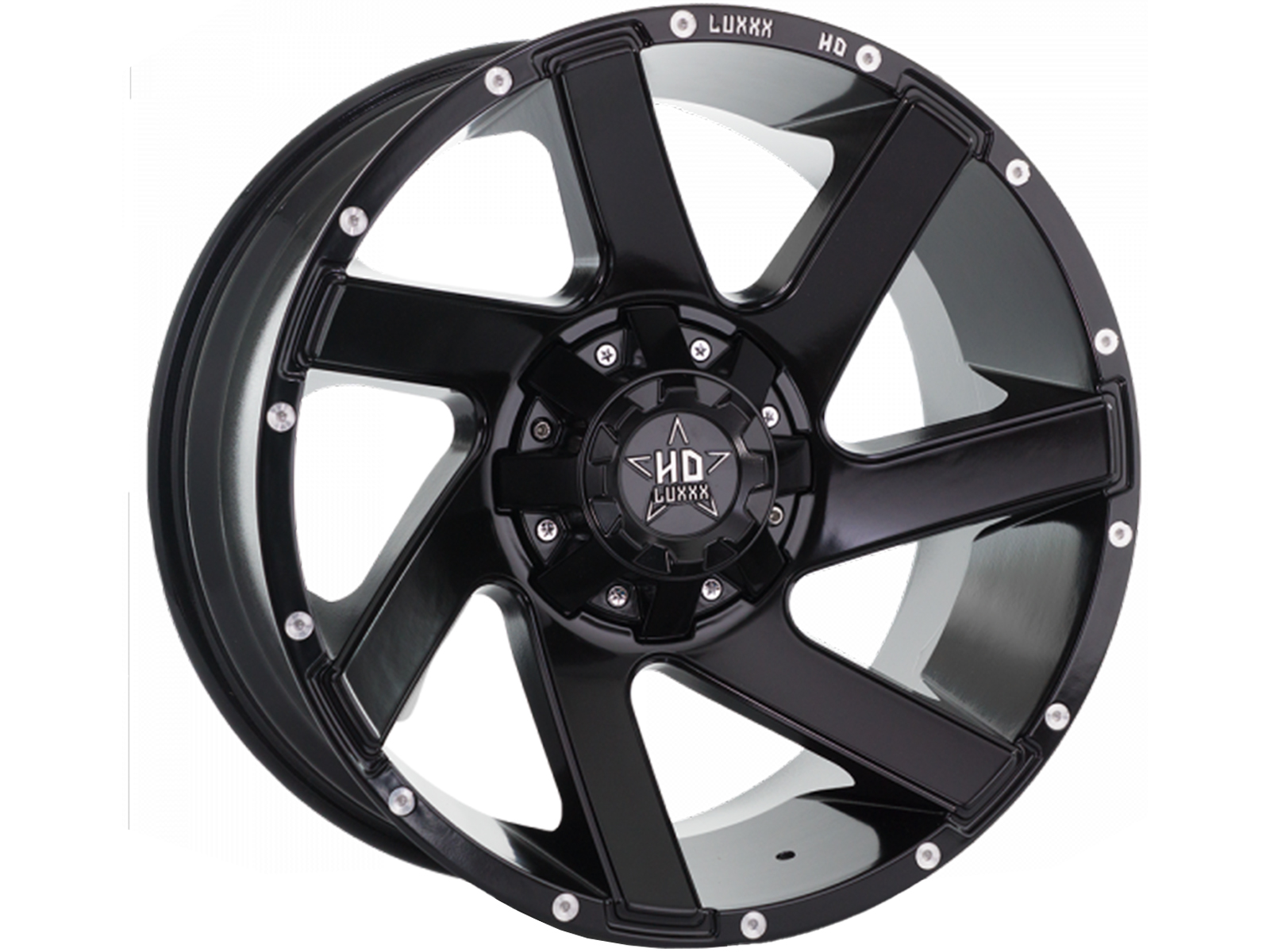 Luxxx HD Matte Black LHD11 Wheel LHD1120108165-24J-B | Havoc Offroad