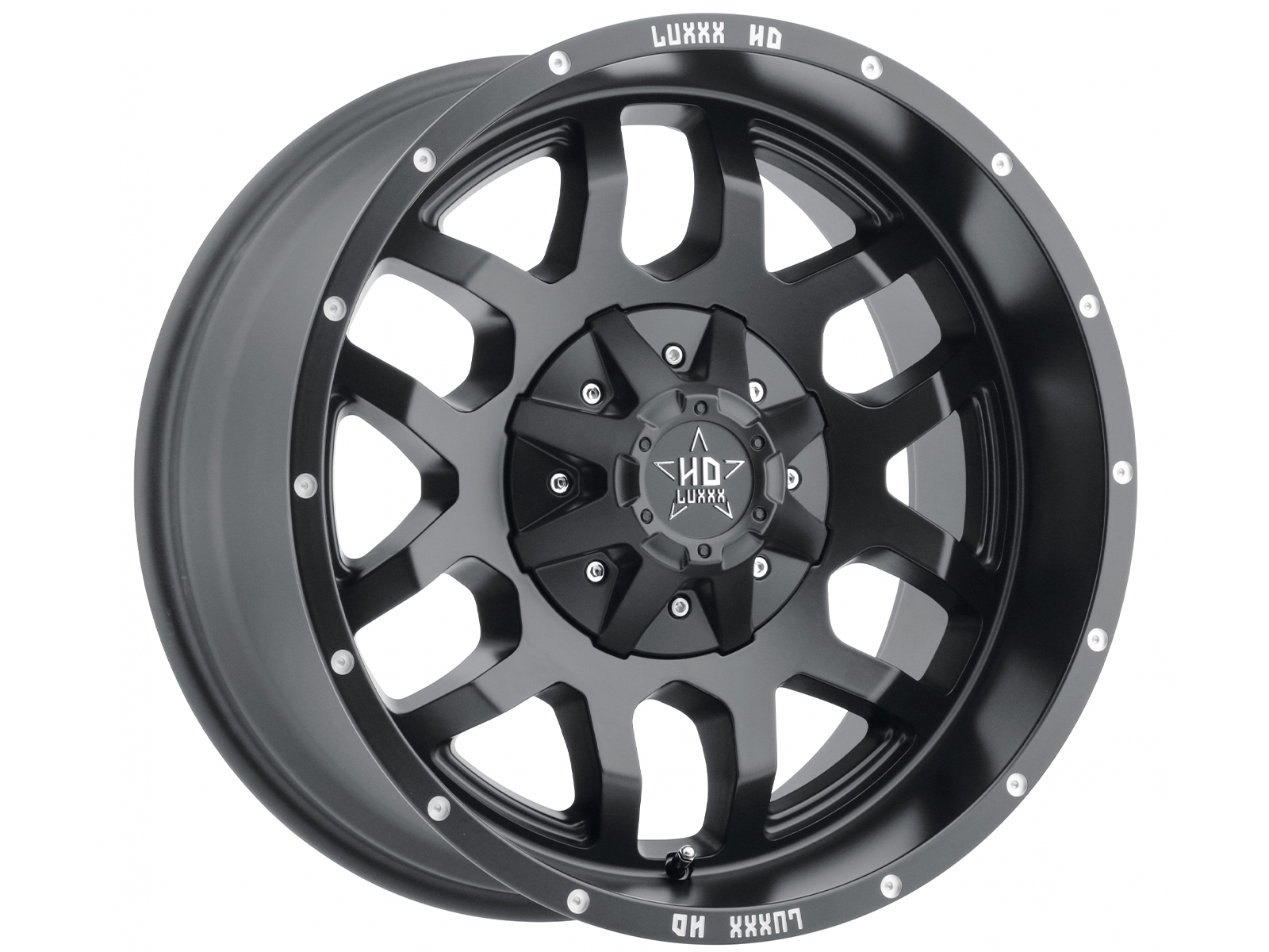 Luxxx HD Matte Black LHD13 Wheel LHD1320108165170-18K-B | Havoc