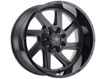 Luxxx HD Matte & Gloss Black LHD14 Wheel