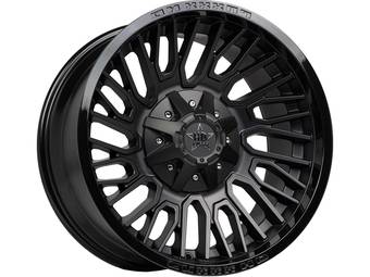 Luxxx HD Matte & Gloss Black LHD28 Wheel