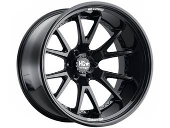 Luxxx HD Matte & Gloss Black Pro 1 Wheel