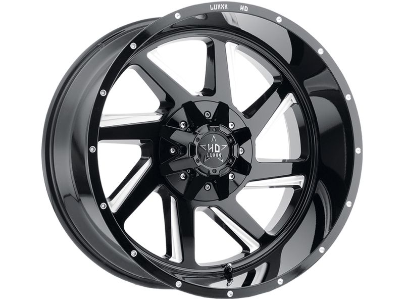 Luxxx HD Milled Gloss Black LHD14 Wheels | Havoc Offroad