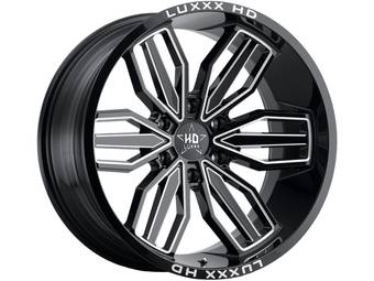 Luxxx HD Milled Gloss Black LHD21 Wheel