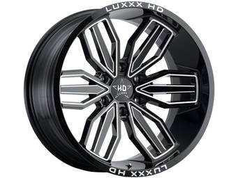 Luxxx HD Milled Gloss Black LHD21 Wheel