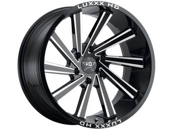 Luxxx HD Milled Gloss Black LHD22 Wheel