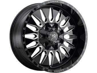 Luxxx HD Milled Gloss Black LHD24 Wheel