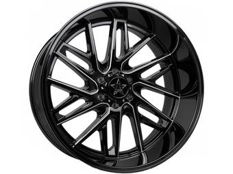 Luxxx HD Milled Gloss Black LHD29 Wheel