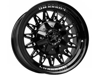 Luxxx HD Milled Gloss Black LHD30 Wheel