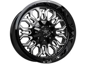 Luxxx HD Milled Gloss Black LHD31 Wheel