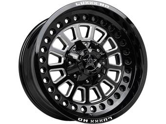 Luxxx HD Milled Gloss Black LHD33 Wheel