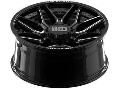 Luxxx HD Milled Gloss Black LHD36 Wheel LHD36201051501397-19I-A1