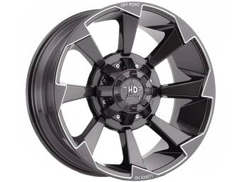 Luxxx HD Milled Grey LHD16 Wheel