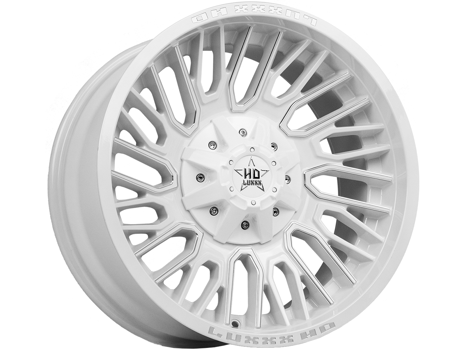 Luxxx HD Milled White LHD28 Wheel LHD2820105127139-18D-M1 | Havoc