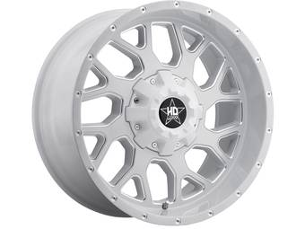 Luxxx HD Milled White LHD8 Wheel