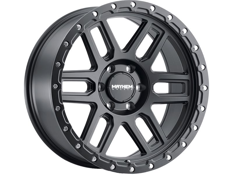 Mayhem Matte Black Delta Wheels | Havoc Offroad