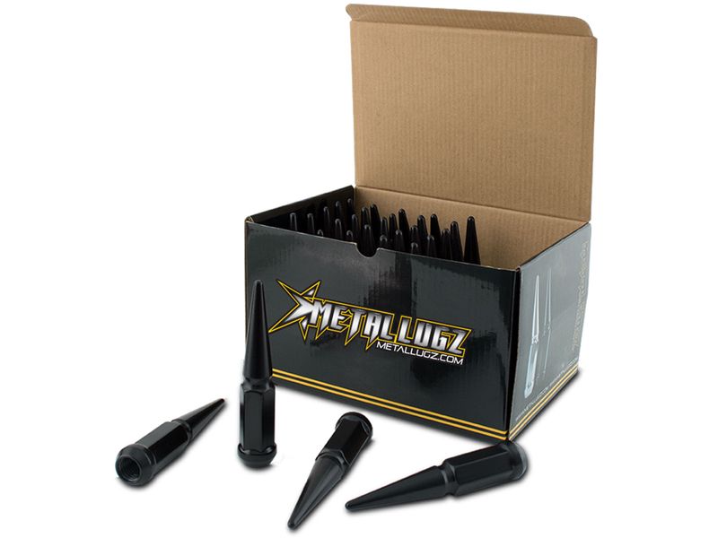 Metal Lugz Spiked Lug Nut Kit 7008K8-BLK | Havoc Offroad