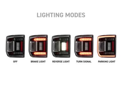 Morimoto XB Red LED Tail Lights LF749 | Havoc Offroad