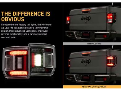 Morimoto XB Red LED Tail Lights LF749 | Havoc Offroad