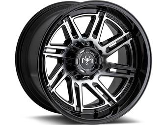 Motiv Machined Gloss Black Millenium Wheels