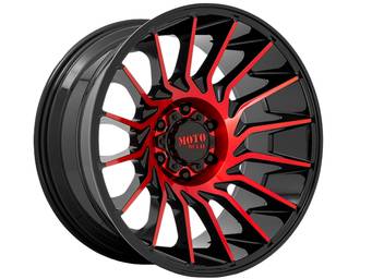 Moto Metal Black & Red MO807 Shockwave Wheels