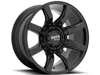 Moto Metal Gloss Black MO804 Spider Wheels