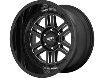 Moto Metal Milled Black Deep Six Wheels