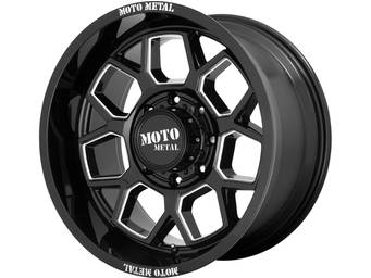 Moto Metal Milled Gloss Black MO803 Wheels