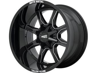 Moto Metal Milled Gloss Black MO970 Wheels