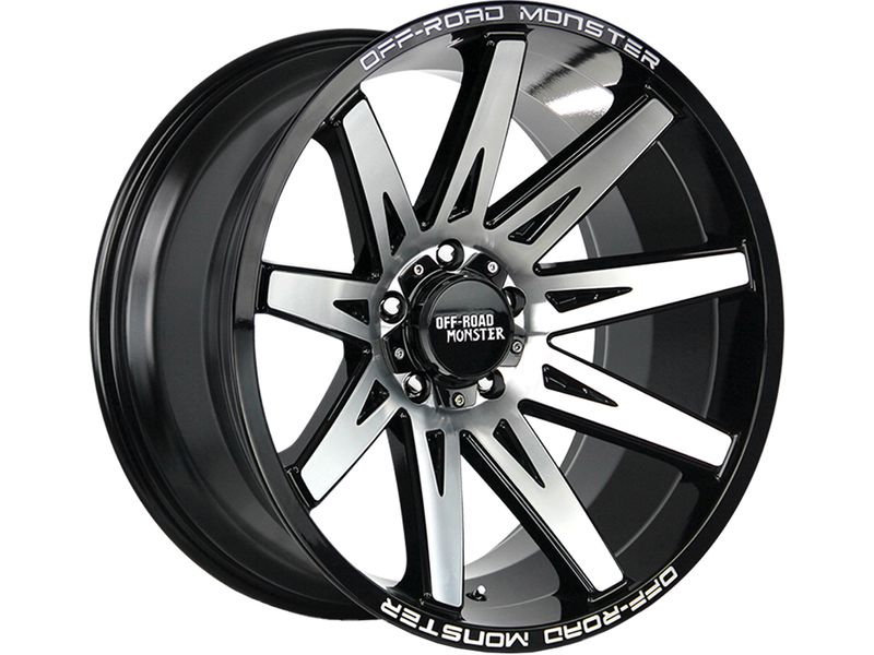 Off-Road Monster Machined Gloss Black M25 Wheels | Havoc Offroad