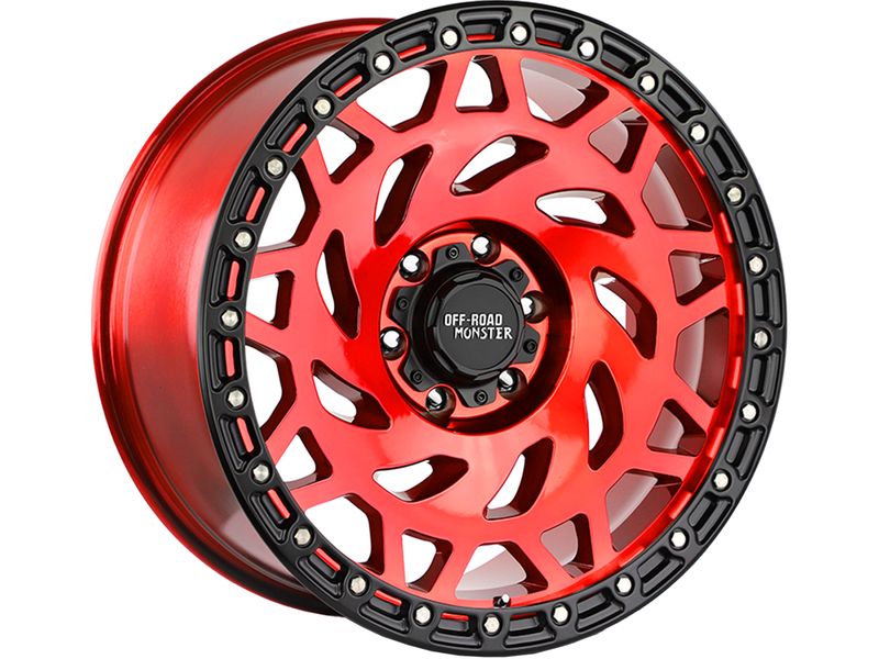 Off-Road Monster Red M50 Wheels | Havoc Offroad