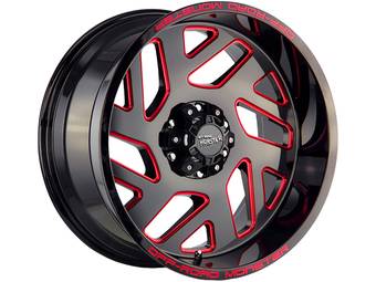 Off-Road Monster Black & Red M19 Wheels