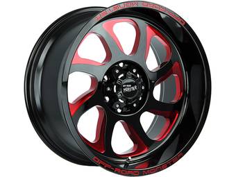 Off-Road Monster Black & Red M22 Wheels