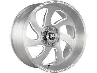 Off-Road Monster Brushed Silver M07 Wheels
