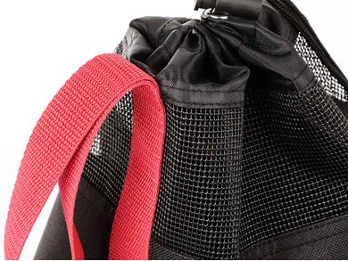 Red Mesh Drawstring Cinch Pack